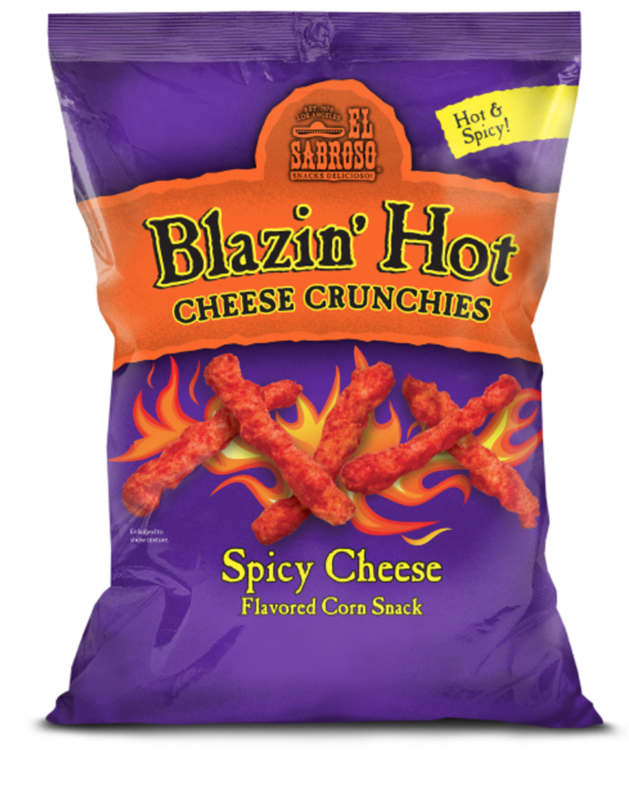25. El Sabroso Blazin’ Hot Cheese Crunchies